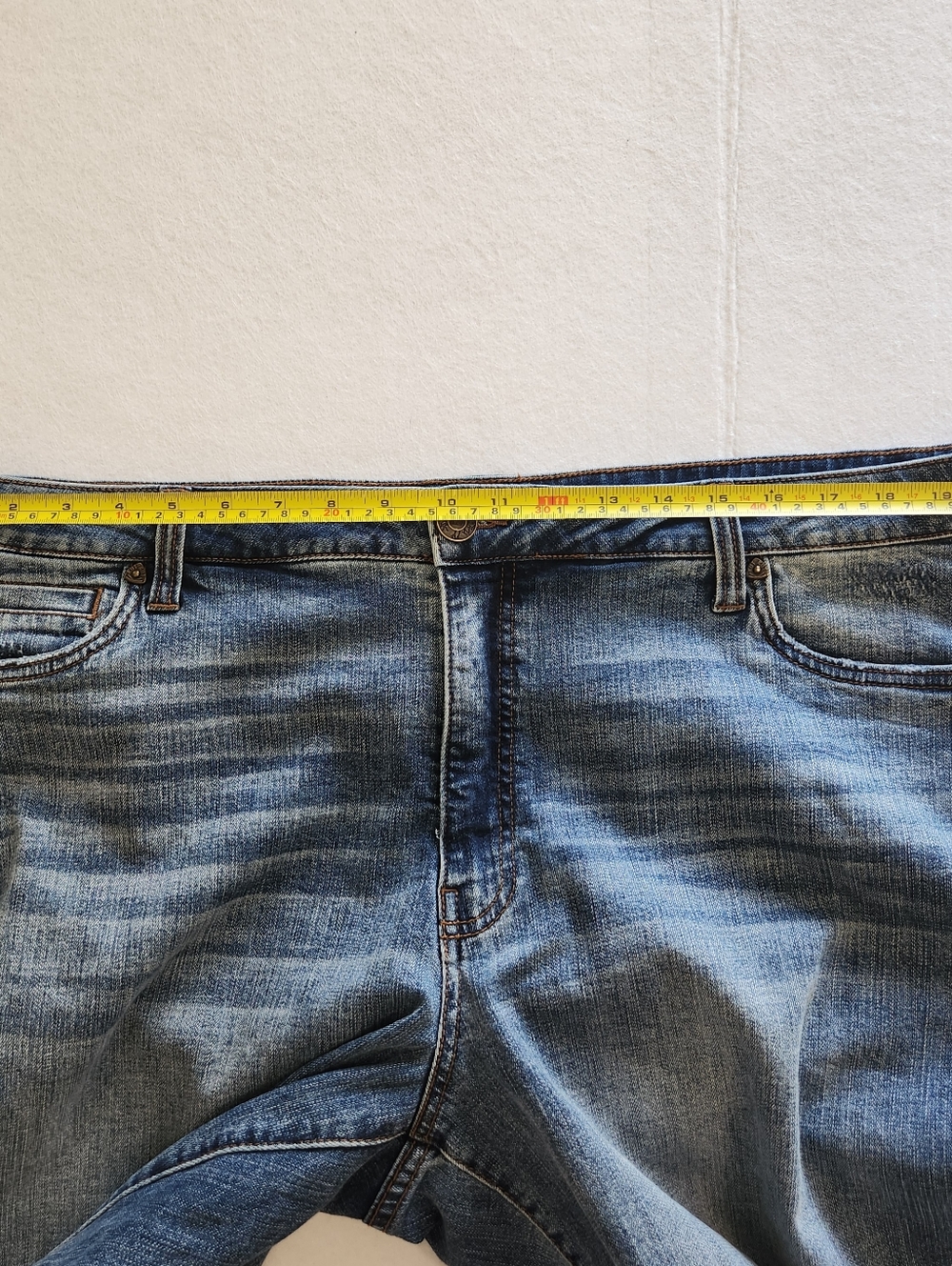 Kut From The Kloth Classic Ankle Jeans in Washed Blue Size 16w - Picture 11 of 13